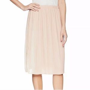 Adrianna Papell 2 Tone Pleated Skirt